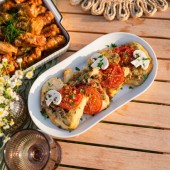 Grătar regal cu ciuperci și cașcaval